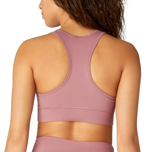 FM London Racerback Sport-BH für Damen , Nahtloser, stoßdämpfender Sport-BH für Fitness und Yoga , Gepolsterter Sport-BH, der fest aber sanft auf der Haut sitzt , Atmungsaktiver, stoßfester Sport-BH von FM London