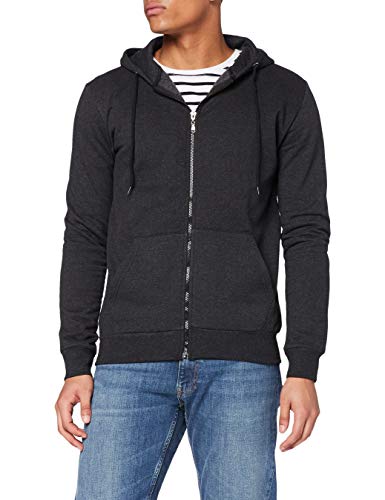 FM London Hoodie mit Reißverschluss für Herren - Kapuzenpullover mit Reißverschluss Ideal für Freizeit und Sportbekleidung - Herren-Hoodies mit Fleecefutter und Geruchsschutztechnologie von FM London