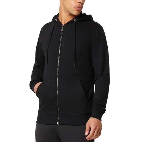 FM London Herren Mit Reißverschluss Für Hoodie, Schwarz, L EU von FM London