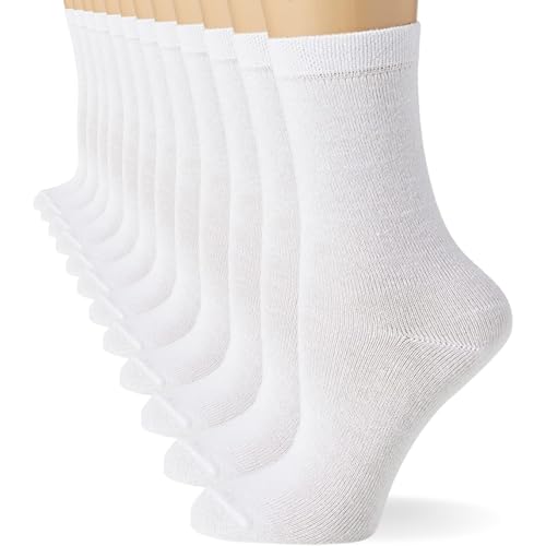 FM London Unisex-Schulsocken für Kinder, atmungsaktiv, strapazierfähig, bequeme Passform, 12er-Pack, 35-38 EU von FM London