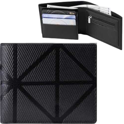 FMCommerce Geldbörse für Herren mit Geldbörse und Kartenfach für maximale Sicherheit, RFID und NFC, Kartenetui für Herren, elegantes Design, perfekt als Geschenk, RFID-Geldbörse mit Diebstahlsicherung von FMCommerce