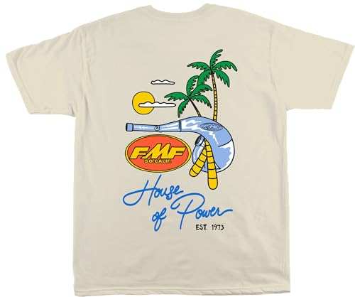 FMF Good Times T-Shirt für Herren, Rundhalsausschnitt, Motocross, Dirt Bike, Natürlich, XL FMF Good Times T-Shirt für Herren, Rundhalsausschnitt, Motocross, Dirt Bike, Natürlich, XL von FMF