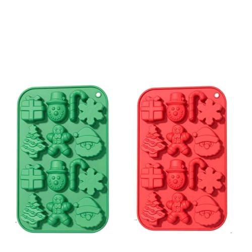 Silikon Schokoladenform Weihnachten 2 Stück – 3D Schokoladenformen Silikonform für Pralinen Seifen Mini-Kuchen DIY Backform BPA-frei lebensmittelecht flexibel spülmaschinengeeignet hitzebest Silikon Schokoladenform Weihnachten 2 Stück – 3D Schokoladenformen Silikonform für Pralinen Seifen Mini-Kuchen DIY Backform BPA-frei lebensmittelecht flexibel spülmaschinengeeignet hitzebest von FMPXYYA
