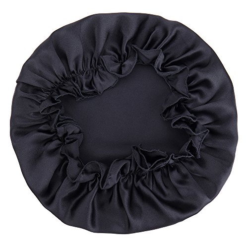 Schlafmütze Seide Mütze Schlaf Cap Hut mit elastischen Band Full Size für Haarpflege Kopfbedeckung von FMS