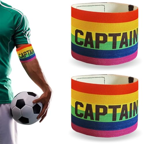 FMYODWU 2 Stück Fußball Kapitänsbinde, Kinder Kapitänsbinde, Erwachsene Kapitänsbinde, Fußballspiel elastische Kapitänsbinde, Sportmannschaft Kapitänsbinde, Fußball elastische Spielerschutzband FMYODWU 2 Stück Fußball Kapitänsbinde, Kinder Kapitänsbinde, Erwachsene Kapitänsbinde, Fußballspiel elastische Kapitänsbinde, Sportmannschaft Kapitänsbinde, Fußball elastische Spielerschutzband von FMYODWU