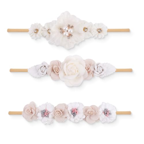 FMYODWU 3 Stück Baby Mädchen Kinder Haarband, Haarband Baby Nylon Haarband, Blume Haarband, Neugeborene Kleinkind Haar Zubehör Haarband, Prinzessin Kopf Blume Haar Zubehör floral FMYODWU 3 Stück Baby Mädchen Kinder Haarband, Haarband Baby Nylon Haarband, Blume Haarband, Neugeborene Kleinkind Haar Zubehör Haarband, Prinzessin Kopf Blume Haar Zubehör floral von FMYODWU