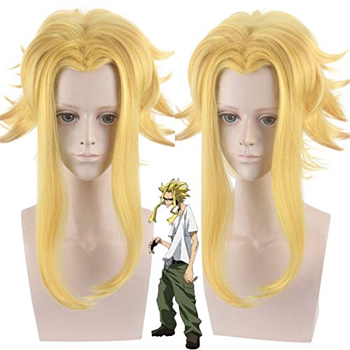 All Might Boku Kein Held Academia Hai Cosplay Perücke Mein Held Academia/Academy Cosplay Perücke Synthetisch All Might Hair Men PL-739 von FNBK