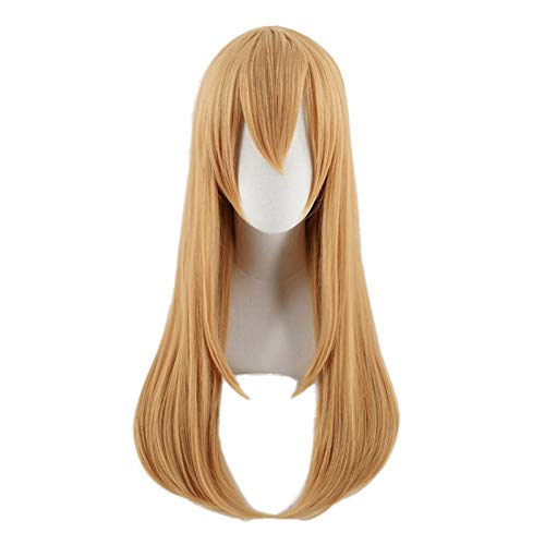 Anime Hataraku Saibou Süße Blutplättchen Kesshoban Lange Perücke Cosplay Kostümzellen Bei der Arbeit Frauen Synthetisches Haar Halloween Party Perücken MZ-1284 von FNBK