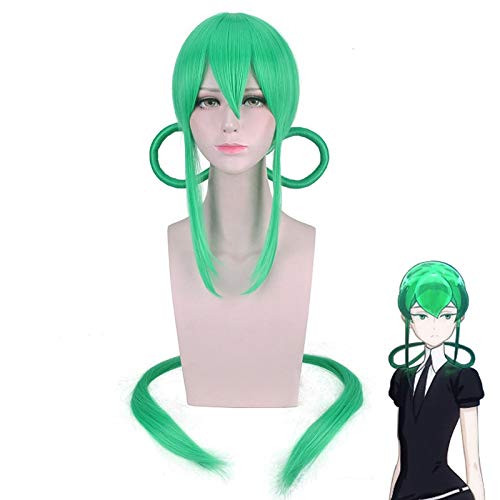 Anime Land der glänzenden Jade Perücke Cosplay Kostüm Houseki no Kuni Frauen Grün Kunsthaar Halloween Party Perücken PL-158 von FNBK
