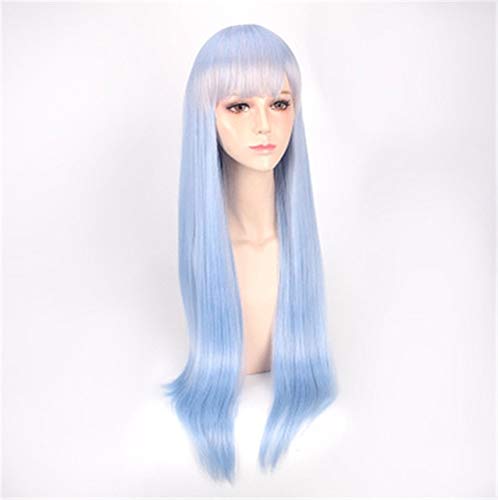 Graduierte Farbe REM Cosplay Perücke oder RAM Cosplay Perücken Re: Null Start Leben in einer anderen Welt Kostüm Perücke Lange glatte Haare Perücken DM690 1 von FNBK