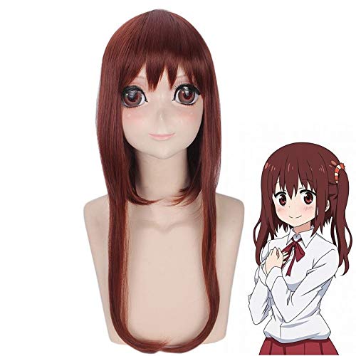 Himouto! Umaru-Chan Nanan Ebina lange gerade e Cosplay Perücke 70cm hitzebeständige synthetische Haarperücken für Frauen PL-320 von FNBK