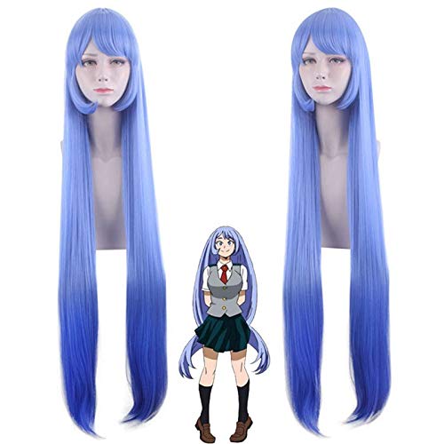 Nejire Hadou Cosplay Perücke Boku no Hero Academia 3. Staffel 120 cm langes glattes Anime-Kunsthaar My Hero Academia 3 + Perückenkappe PL-738 von FNBK