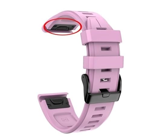 FNDWJ 20 mm Smartwatch-Armband für Garmin Fenix 7S/5S Plus/6S/6S Pro, Schnellverschluss-Armband, Silikon-Armband, Roségold, For Fenix 6S Pro, Achat von FNDWJ