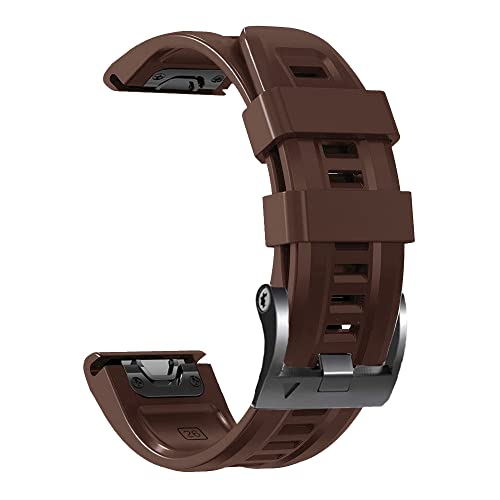 FNDWJ 22 x 26 mm Armband für Garmin Fenix 7 7X Epix Smart Watch, Silikonband für Fenix 6 6X Pro 5 5X Plus 3 3HR 945 Wrischband Zubehör, 26mm Fenix 6X 6XPro, Achat von FNDWJ