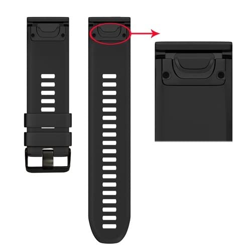 FNDWJ 26 mm 22 mm Schnellverschluss-Armband aus Silikon für Fenix 5X Fenix3 3HR Fenix 5 5X Plus für Garmin Instinct Watch Schnellverschluss-Uhrenarmband, 26mm Fenix 5X 5XPlus, Achat von FNDWJ