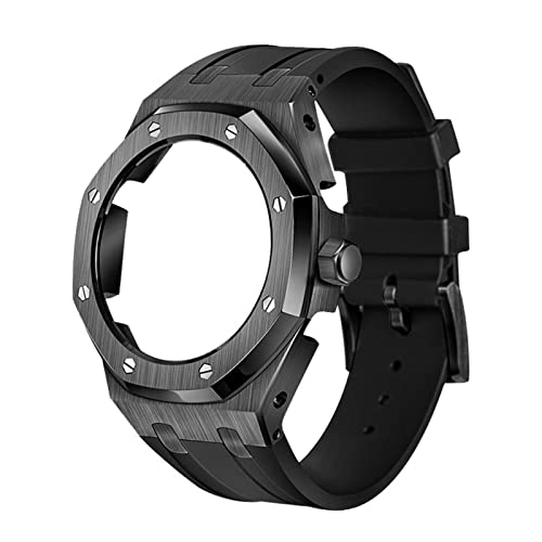 FNDWJ 5. Weiches Silikonband Metallgehäuse für GA2100-1AJF Mod Nachrüstsatz, Einheitsgröße, Achat von FNDWJ