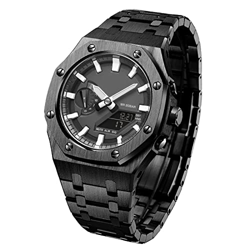 FNDWJ GA2100 Uhrenarmbänder für GA2100SKE-7A, Modell Eiche, Ganzmetall, mit Bodenabdeckung, Einheitsgröße, Achat FNDWJ GA2100 Uhrenarmbänder für GA2100SKE-7A, Modell Eiche, Ganzmetall, mit Bodenabdeckung, Einheitsgröße, Achat von FNDWJ
