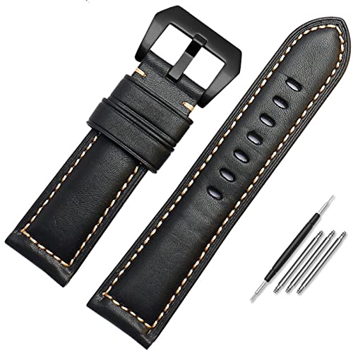 FNDWJ Leder-Uhrenarmband für Herren, geeignet für Panerai Seiko Citizen Jeep, italienische Leder-Uhrenkette, 22 mm, 24 mm, 26 mm, 26 mm, Achat von FNDWJ