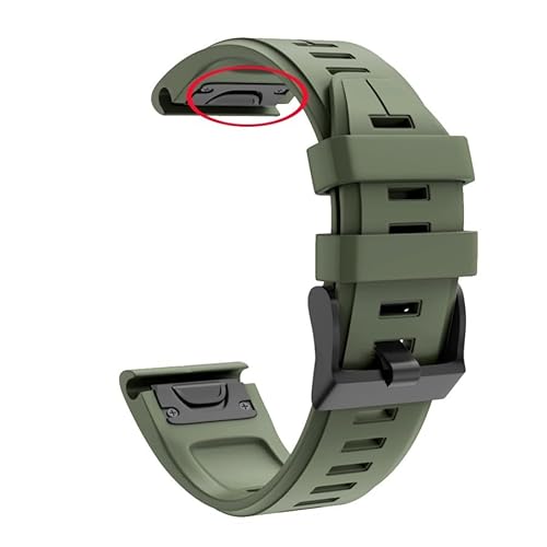 FNDWJ Uhrenarmband für Garmin Fenix 5 5X 5S Plus 3 HR 6X 6 6S Pro Watch Schnellverschluss Silikon Sport Easyfit Armband, 26mm Fenix 5X 5XPlus, Achat von FNDWJ