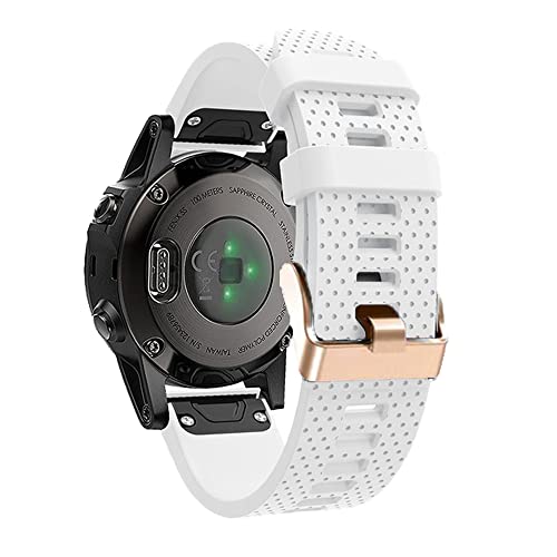 FNDWJ Weiches Silikon-Armband, 20 mm, für Garmin Fenix 5S / 6S Smartwatch-Armband mit Schnellverschluss, 20mm Fenix 5S Plus, Achat von FNDWJ