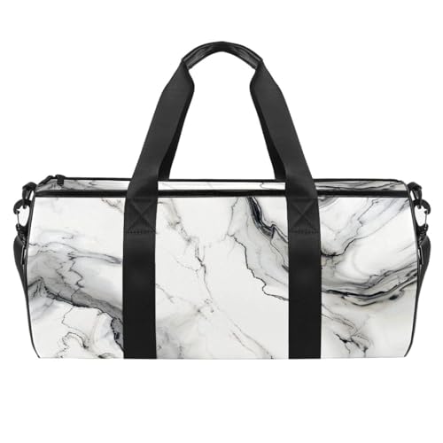 Duffle Bag, Duffle Bag for Men, Gym Duffle Bag, Travel Yoga Duffel Bag for Training, Marble Blue Art, Muster 3498, 45x23x23cm(17.7x9x9in) von FNETJXF