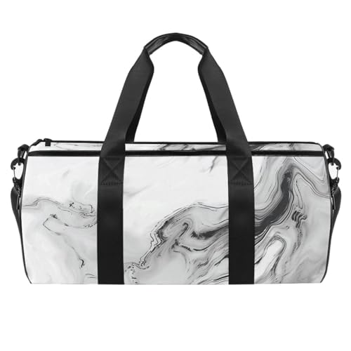 Duffle Bag, Duffle Bag for Men, Gym Duffle Bag, Travel Yoga Duffel Bag for Training, Marble Blue Art, Muster 3499, 45x23x23cm(17.7x9x9in) von FNETJXF