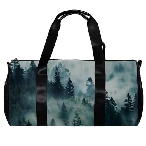 Sporttasche, Sporttasche, Damen-Sporttasche, Wochenendtasche, Querformat, Eiffelturm Paris, Muster 2652, 45x23x23cm(17.7x9x9in) von FNETJXF