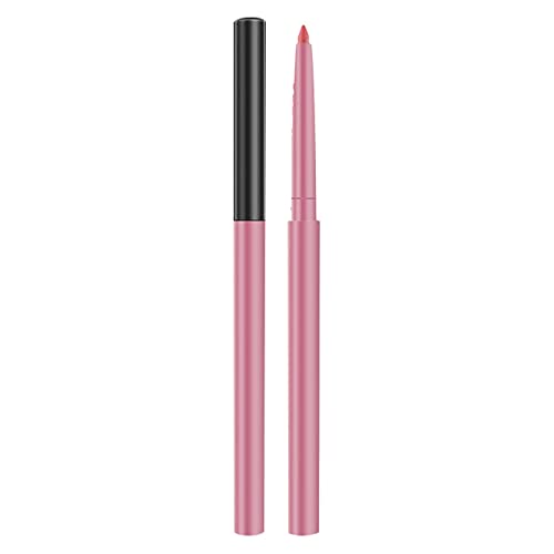 # 18 Farben Wasserdichter Lippenstift Lip Liner Langlebiger Lipliner Pencil Pen Color Sensational Shaping Lip Liner Makeup (Hot Pink, One Size) von FNKDOR