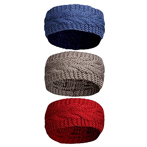 2022 Leerer Pullover und temperamentvolles europäisches Wollhaar Herbst Winter und Kopfschmuck Hut Warm Band Hair Knitting Solid Stirnband von FNKDOR