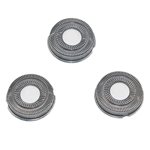 # 3PC Mini Silber Ersatzrasierer Bizyklischer Ring für Männer (Silver, One Size) von FNKDOR