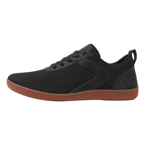 FNKDOR Sneaker & Sportschuhe für Damen Herren Unisex Breite Barfußschuhe Atmungsaktiv Leichtgewichts Laufschuhe Turnschuhe gr 36-48 (Black, 42) von FNKDOR