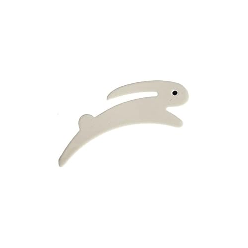 # Girly Cartoon Rabbit Acetic Clip Cute Little Hair Clip Side Clip Sweet Clip Side Bangs Clip für Mädchen und Frauen (D, One Size) von FNKDOR