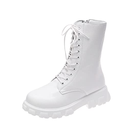 FNKDOR Langschaftstiefel Damen Boots Warme Hoheschaftstiefel 2022 Neu Moderne Herbststiefel von FNKDOR