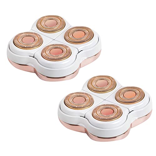 # Legs Haarentferner Ersatzkopf kompatibel mit elektrischem Beinrasierer für Frauen, Roségold, 2 Stück (Pink, A) von FNKDOR