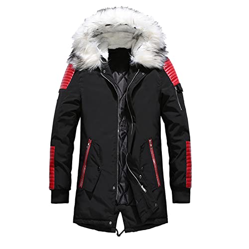 Winterjacke Herren Jacken Herbst Winter Jacke Coole Style übergangs Warme Winterparka von FNKDOR