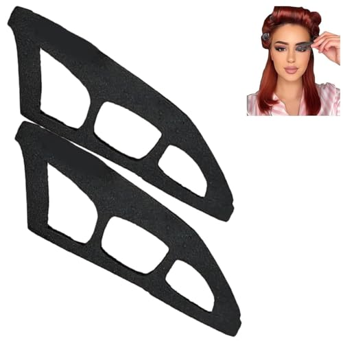 Lidschatten-Schablonen aus Silikon, Lidschatten-Werkzeug, glatt, wiederverwendbar, Lidschatten-Assistent, Eyeliner-Vorlage, Make-up-Tool, professionelle schnelle Anfänger, Augen-Make-up-Werkzeuge für von FNSIGHD