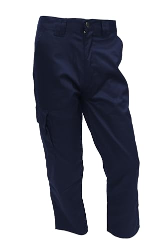 FNT Workwear Schwarze Herren Cargohose mit mehreren Taschen, Arbeitshose mit Knopf und Reißverschluss, navy, 48W x 29L FNT Workwear Schwarze Herren Cargohose mit mehreren Taschen, Arbeitshose mit Knopf und Reißverschluss, navy, 48W x 29L von FNT Workwear