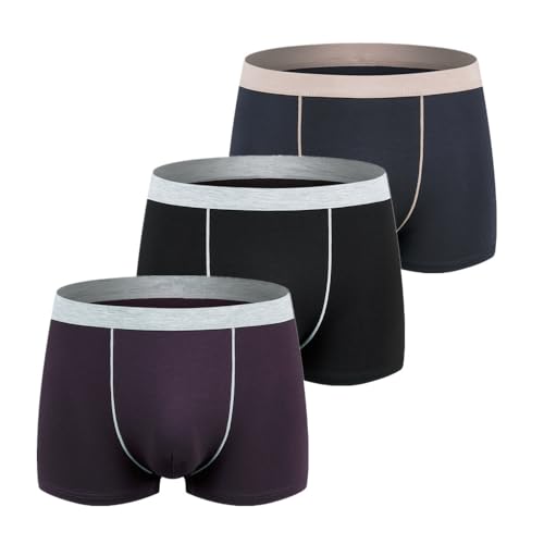 FNVMZ Boxershorts Herren Abriebfeste Herrenunterwäsche, Weiche Und Atmungsaktive Boxershorts In Übergröße,Farbe5,9XL von FNVMZ
