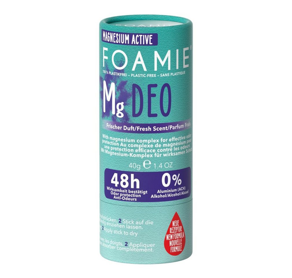 FOAMIE Deo-Spray Festes Deo mit Magnesium Rain In The Woods (Deodorant) 40 g von FOAMIE