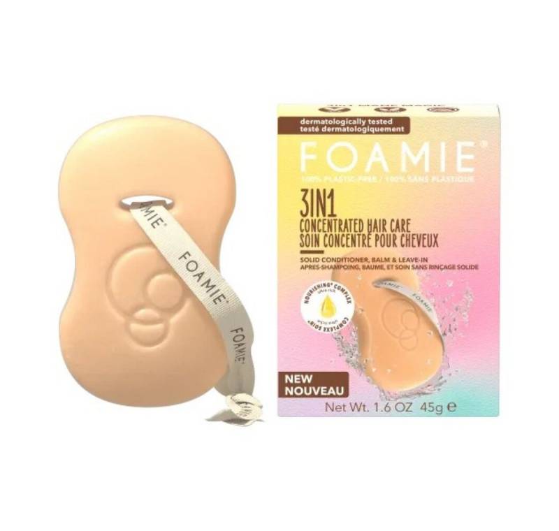 FOAMIE Haarpflege-Set Feste Haarspülung 3 in 1 (Konzentrierte Haarpflege) 45 g von FOAMIE