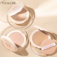 FOCALLURE - Covermax Two-way-cake Pressed Powder - 3 Colors #01 Light Beige von FOCALLURE