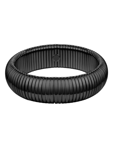 FOCALOOK Armband Schlange Elastisches Armband Edelstahl Stretch Armband Schwarz Damen Armreif Manschette Armspange breit 20mm Armband Modeschmuck FOCALOOK Armband Schlange Elastisches Armband Edelstahl Stretch Armband Schwarz Damen Armreif Manschette Armspange breit 20mm Armband Modeschmuck von FOCALOOK