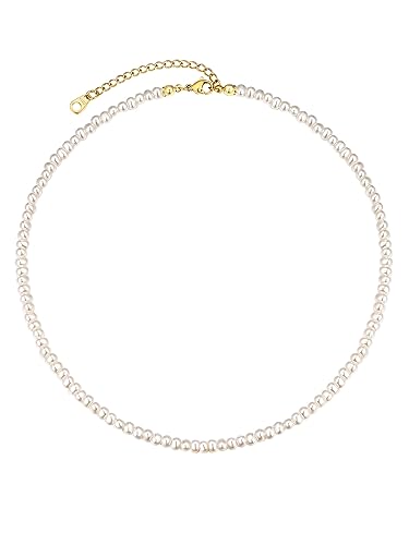 FOCALOOK Barock Perlenketten Perlenkette Damen Choker Perlen Herren Perlen Ketten Weiße Perlenkette Pearl Necklace Accessoires Perlenschmuck für Geburtstag FOCALOOK Barock Perlenketten Perlenkette Damen Choker Perlen Herren Perlen Ketten Weiße Perlenkette Pearl Necklace Accessoires Perlenschmuck für Geburtstag von FOCALOOK