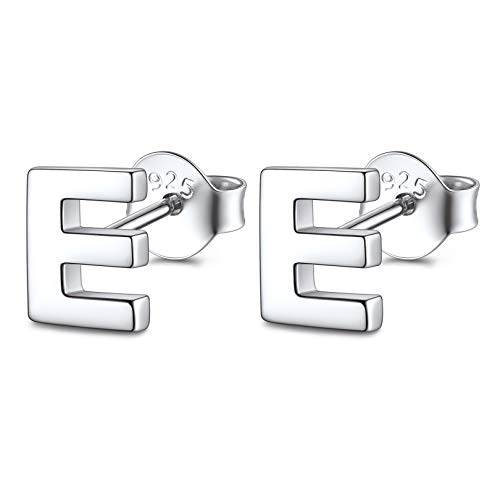 FOCALOOK Silber Ohrringe Damen 925 Buchstabe E Ohrstecker Silber Initiale Ohr Piercing Letter Ohrringe für Damen Silber Schmuck Ohrringe Accessoire FOCALOOK Silber Ohrringe Damen 925 Buchstabe E Ohrstecker Silber Initiale Ohr Piercing Letter Ohrringe für Damen Silber Schmuck Ohrringe Accessoire von FOCALOOK