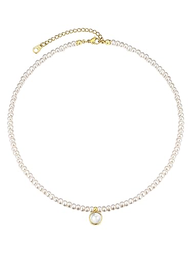 FOCALOOK Halskette Damen Geburtsstein Choker Perlen Sternzeichen Kette Geburtsstein April Pearl Necklace Accessoires Perlenschmuck für Geburtstag Hochzeit FOCALOOK Halskette Damen Geburtsstein Choker Perlen Sternzeichen Kette Geburtsstein April Pearl Necklace Accessoires Perlenschmuck für Geburtstag Hochzeit von FOCALOOK