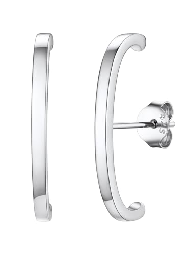 FOCALOOK Silber 925 Ohrringe Damen - C-förmige Ohrstecker Mädchen Piercing Ohr Medizinische Vintage Modeschmuck FOCALOOK Silber 925 Ohrringe Damen - C-förmige Ohrstecker Mädchen Piercing Ohr Medizinische Vintage Modeschmuck von FOCALOOK