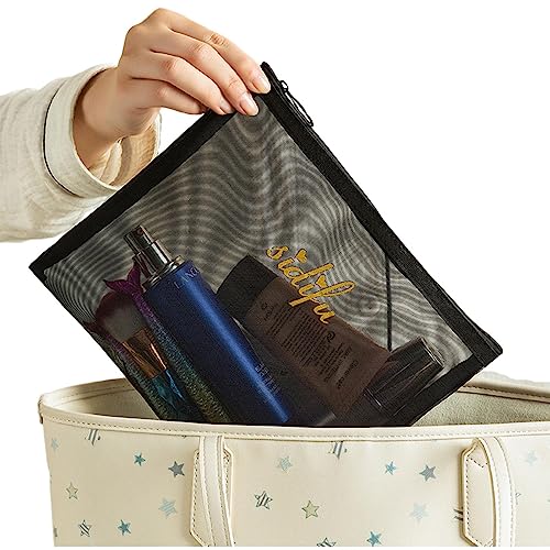 Make-up-Tasche – Reise-Organizer-Tasche für Frauen | tragbarer, wasserdichter Make-up-Organizer mit großer Kapazität für Hautpflege, Toilettenartikel, Shampoo Foccar von FOCCAR