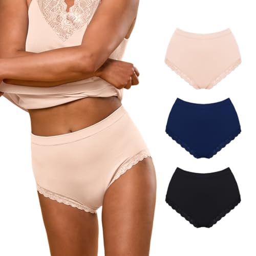 Formenden Slip Damen Spitze Feinripp, Nahtlose Technologie, Made in Italy von FOCENZA