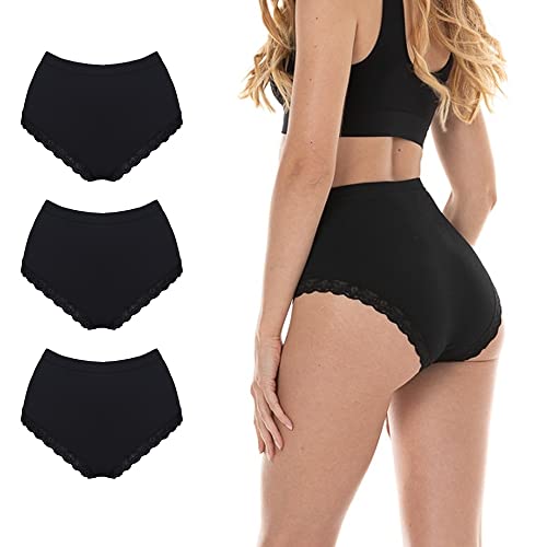 Formenden Slip Damen Spitze Feinripp, Nahtlose Technologie, Made in Italy von FOCENZA