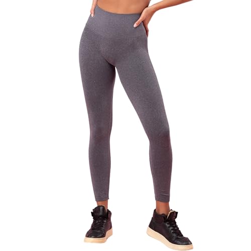 FOCENZA Sportliche Damen-Leggings mit Hoher Taille mit Push Up Effekt aus Weicher und Atmungsaktiver Mikrofaser, Ideal für Sport, Made in Italy von FOCENZA